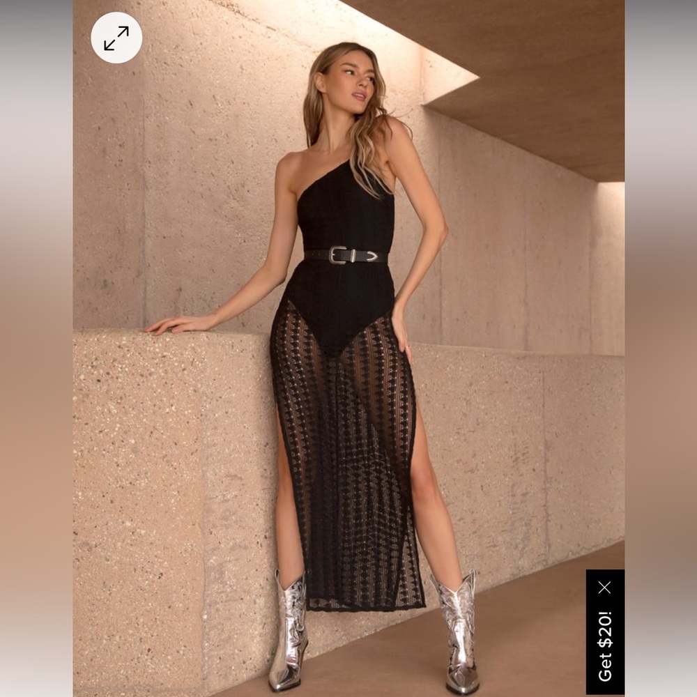 Midi Crochet dress NWT